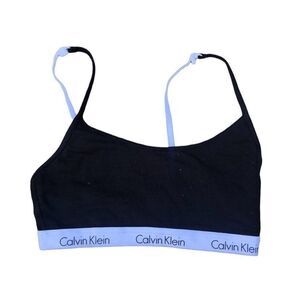 Calvin Klein Sports Bra Medium Black/White
